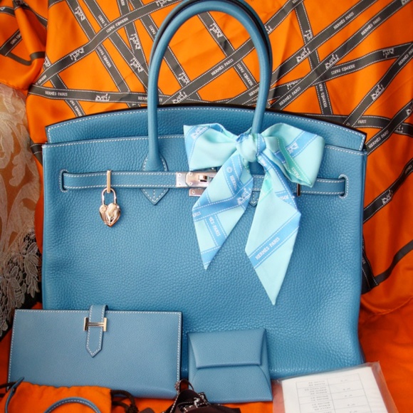 hermes birkin 35 blue